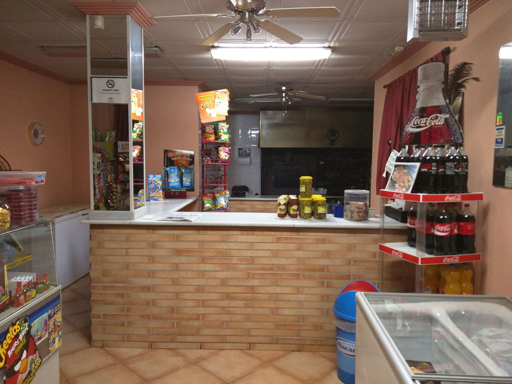 Mostrador del Asador Gutiérrez